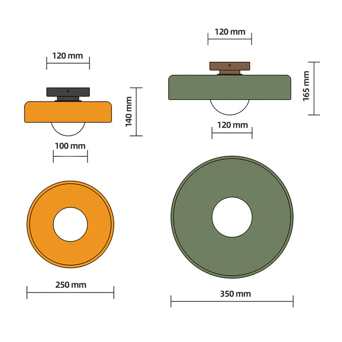 Cluvon Retro Ceiling Light